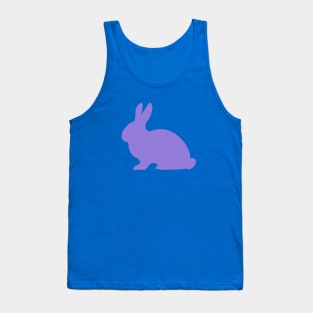 Bunny Rabbit Pattern in Purple Tank Top